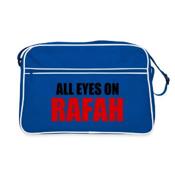 all eyes on rafah - Sac Retro - bleu/blanc - Devant
