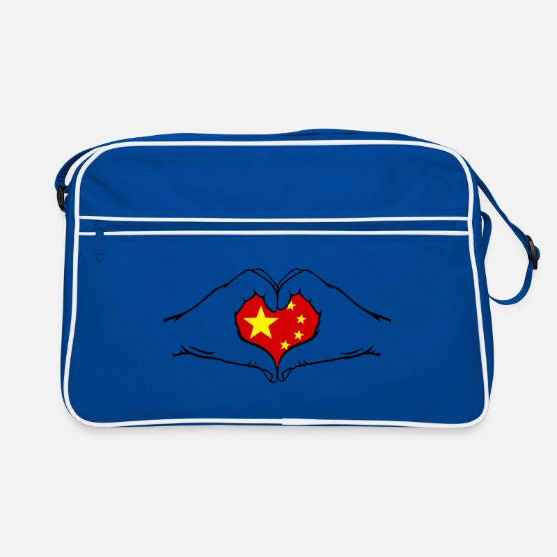 China Heart Shape with Hands Retro Bag