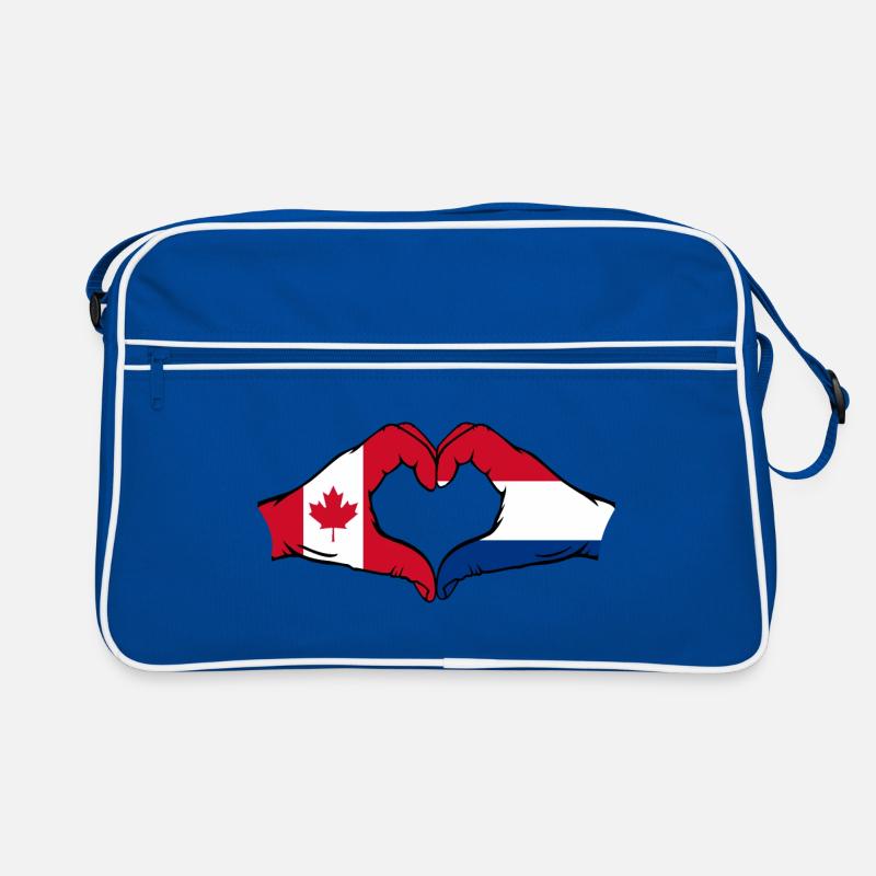 Forme de coeur Canada Hollande avec les mains Sac Retro