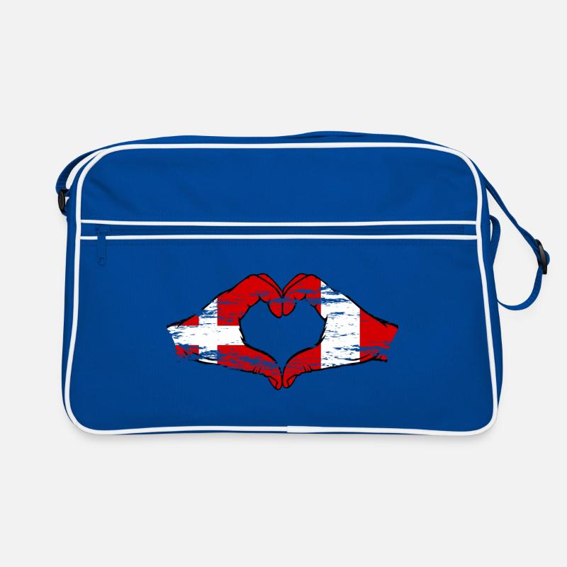 Denmark Peru Heart Shape with Hands Used Retro Bag