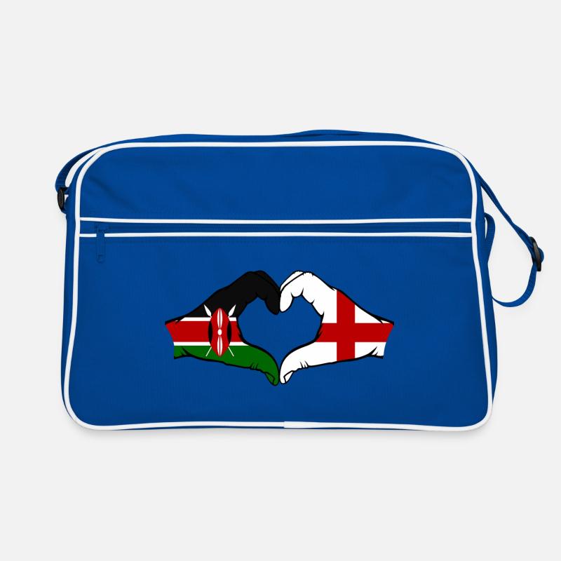 Kenia England Hände Herzform Retro Tasche