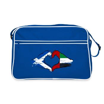 Scotland United Arab Emirates Flag - Retro Bag - blue/white - Front
