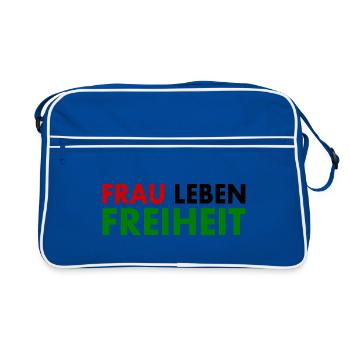 La liberté de vie des femmes - Sac Retro - bleu/blanc - Devant