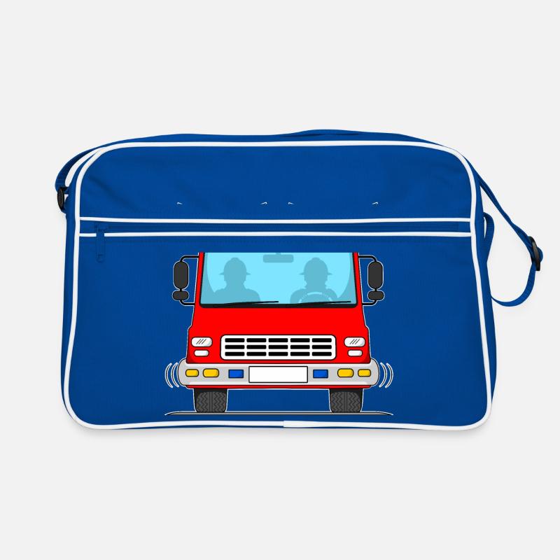 Fire engine without lettering Retro Bag