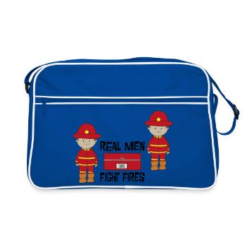fire Department - Retro Bag - blue/white - Front