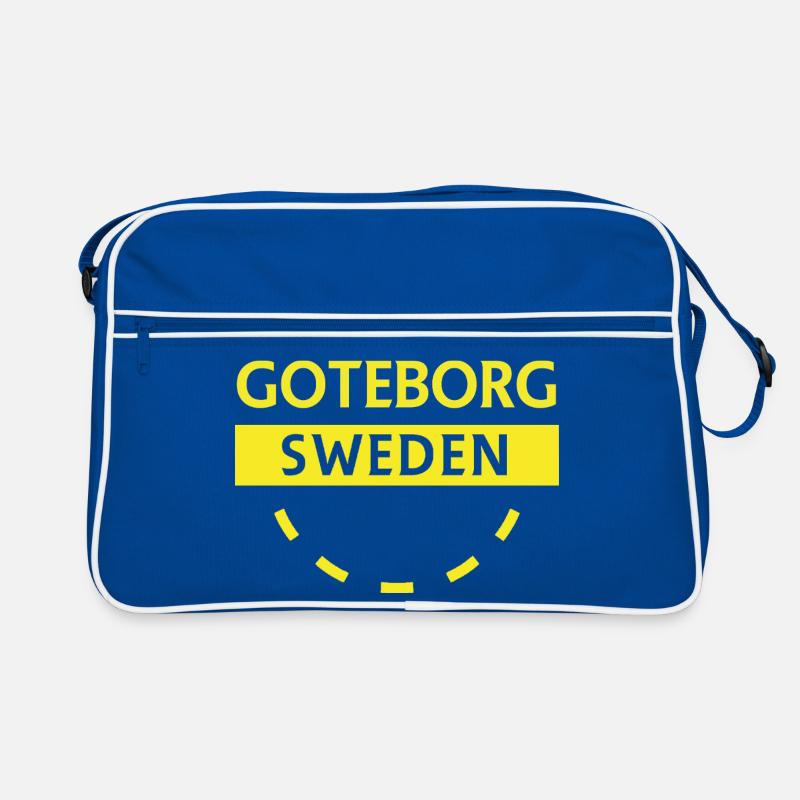 Cercle de Göteborg en jaune Sac Retro