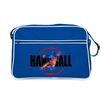 Handball - Sac Retro - bleu/blanc - Devant