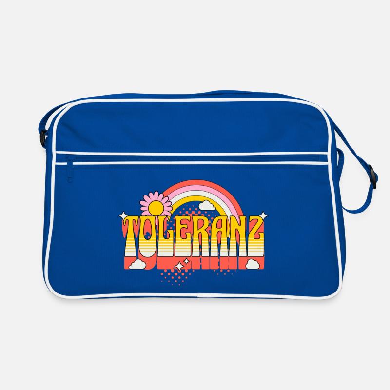 Tolérance, Diversité, Respect, Acceptation, Amour, LGBTQ Sac Retro