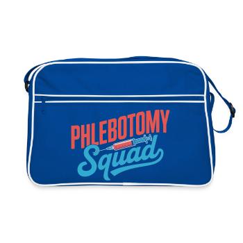 Phlebotomy Squad - Retro Bag - blue/white - Front