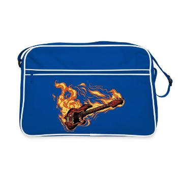 Guitare 🔥 rock - Sac Retro - bleu/blanc - Devant