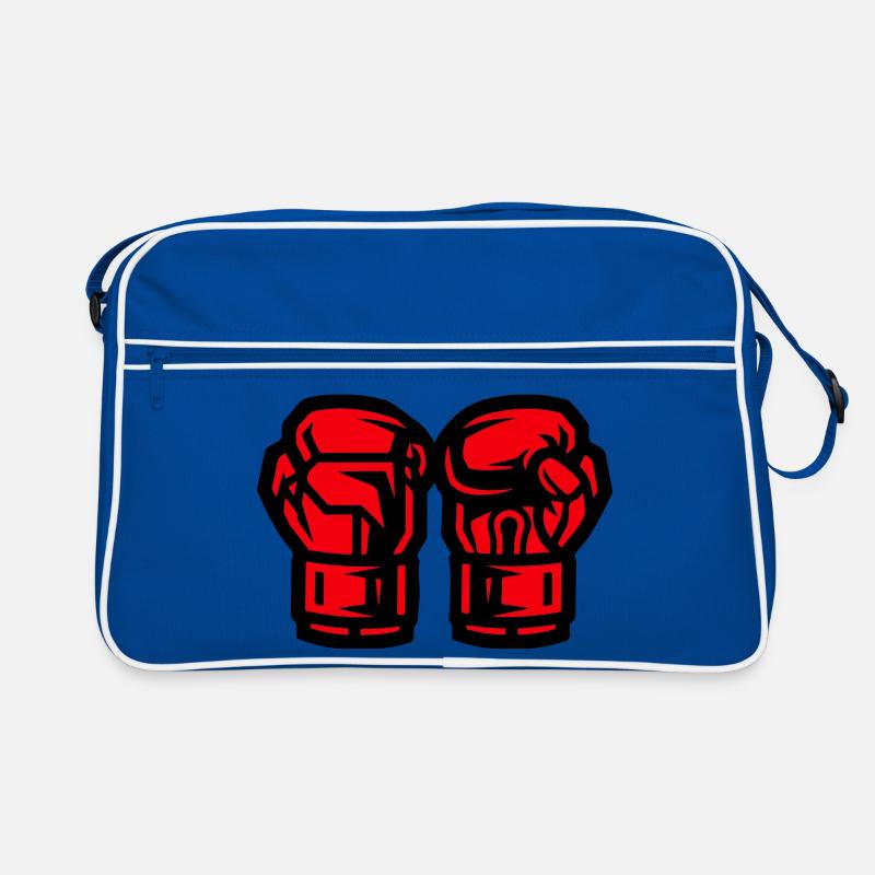 Symbole des gants de boxe Boxe Sac Retro