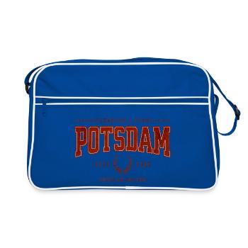 T-shirt classique de l’équipe professionnelle de Flunkyball - Sac Retro - bleu/blanc - Devant
