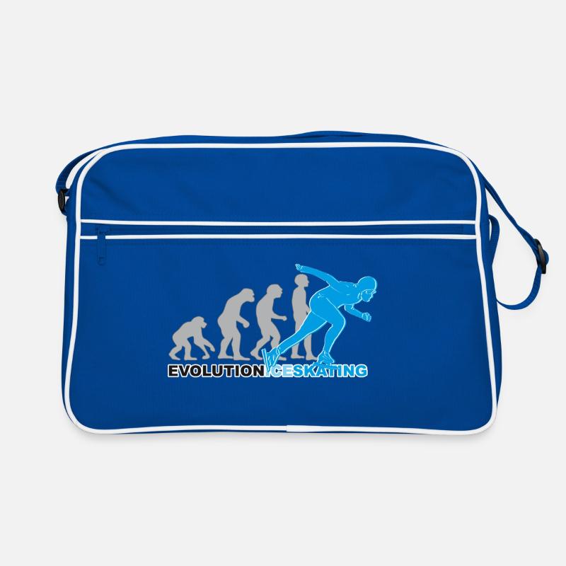 Evolution ice skating, ice skating, ice skating Retro Bag