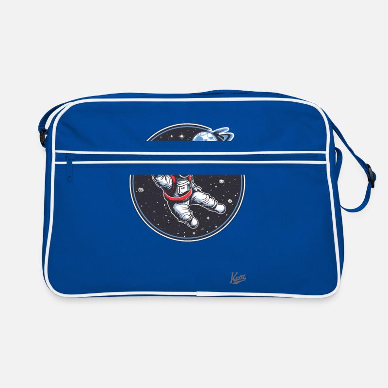 Soccer Goalkeeper Astronaut Planet Retro Bag