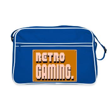 Retro Gaming Pixel Art - Retro Bag - blue/white - Front
