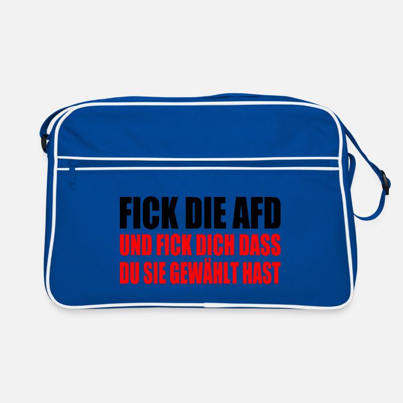 fick die afd Retro Tasche
