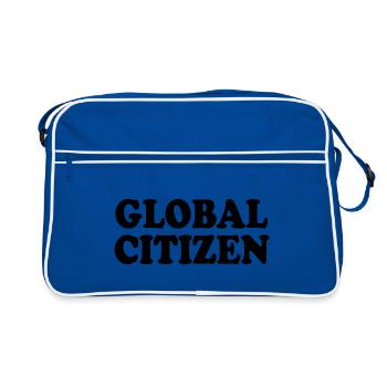 global citizen - Retro Bag - blue/white - Front