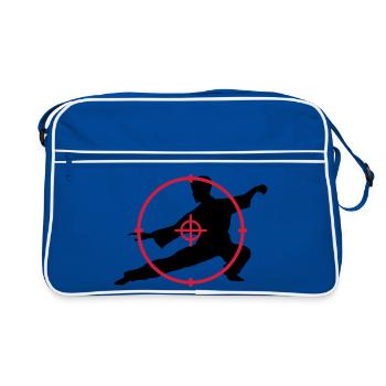 Taijiquan Tai-Chi Chuan Tai-Chi Tai Chi Chuan - Retro Bag - blue/white - Front