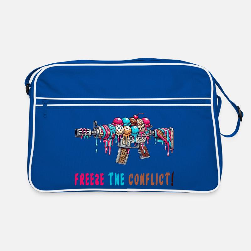 Konflikt eingefrieren Eiscreme Retro Tasche