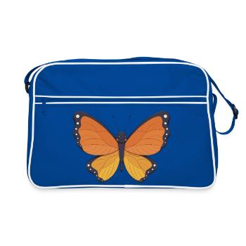 Butterfly - Retro Bag - blue/white - Front