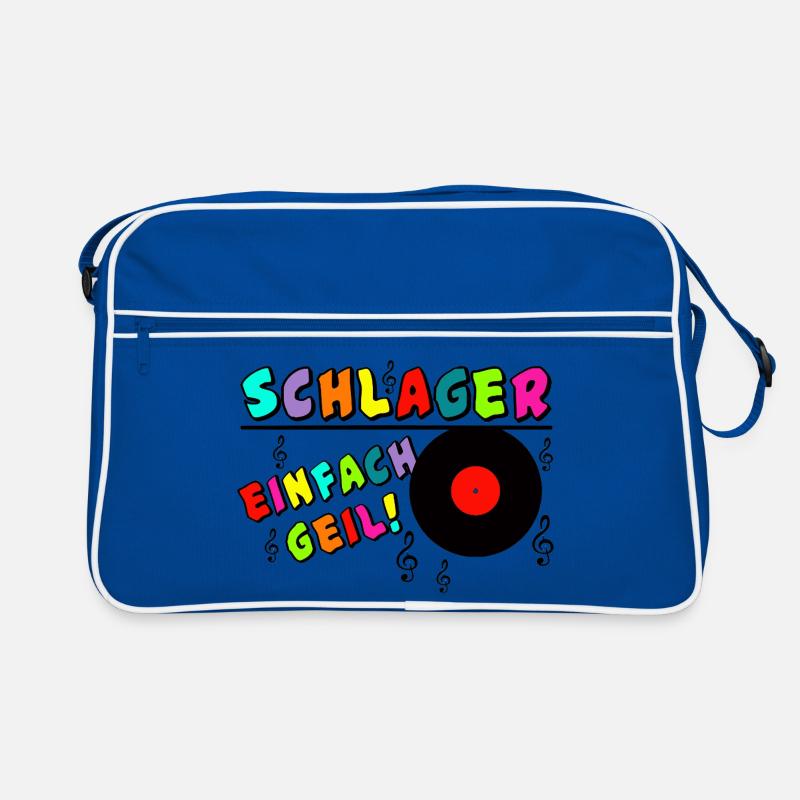 Schlager einfach geil ............................ Retro Tasche