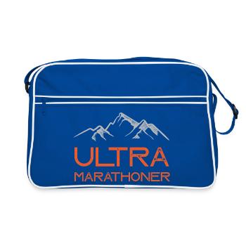 Ultramarathonien - Sac Retro - bleu/blanc - Devant