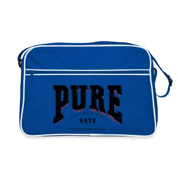 Pure HATTE - Sac Retro - bleu/blanc - Devant