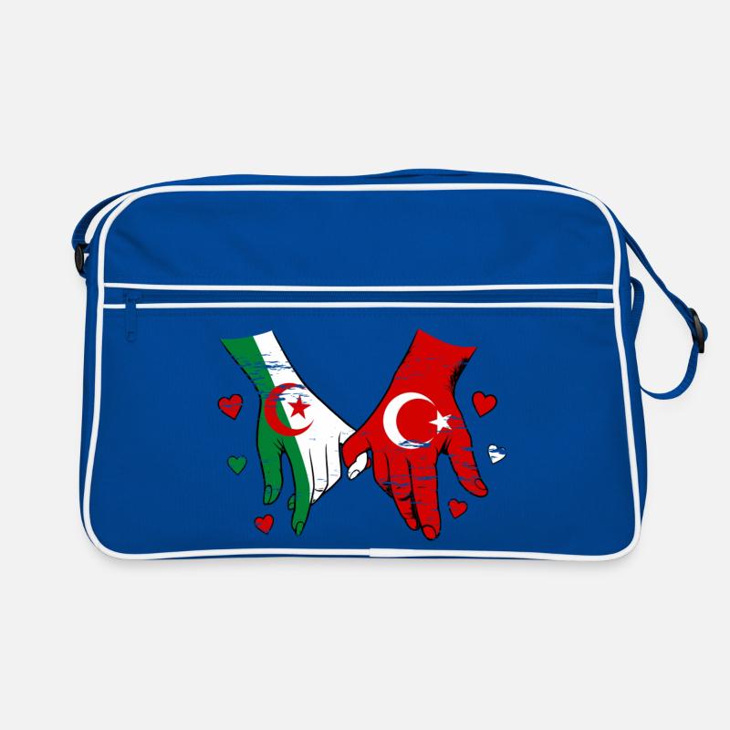 Algérie Drapeau Turc Tenue de la main utilisée Sac Retro