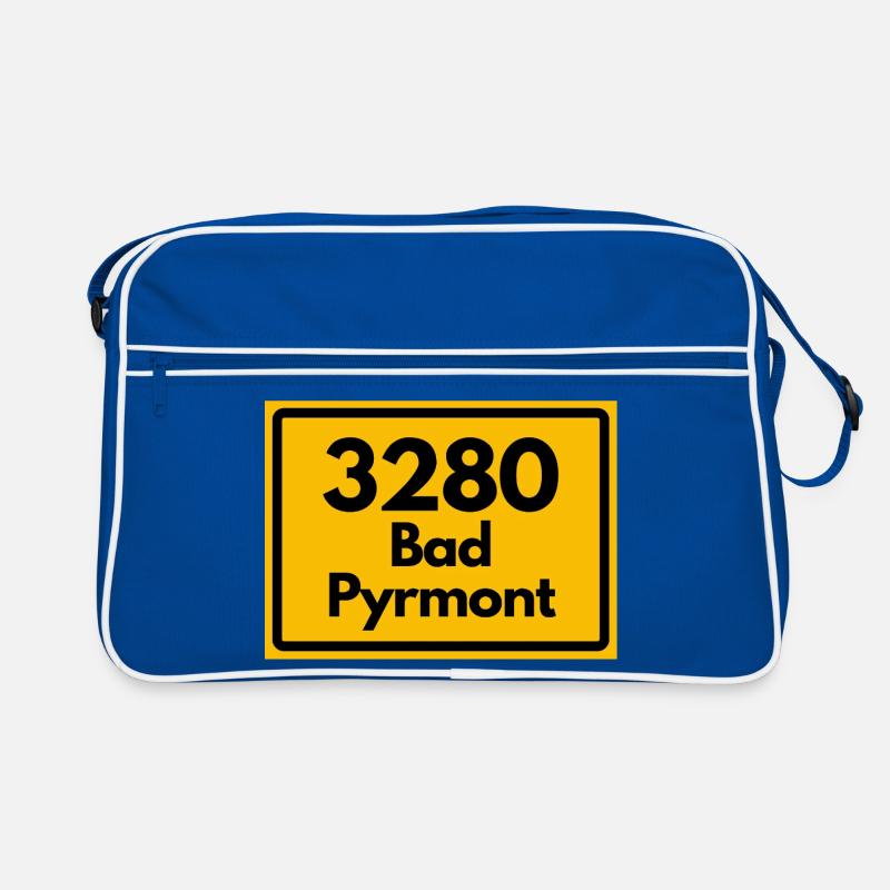 ALTE POSTLEITZAHL PLZ RETRO 3280 BAD PYRMONT  Retro Tasche