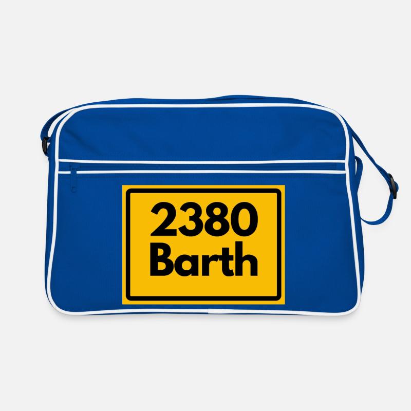 ALTE POSTLEITZAHL PLZ RETRO 2380 BARTH HEIMATSTOLZ Retro Tasche