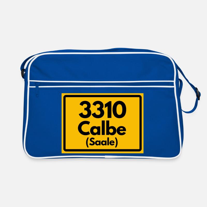 ALTE POSTLEITZAHL PLZ 3310 CALBE SAALE HEIMATSTOLZ Retro Tasche