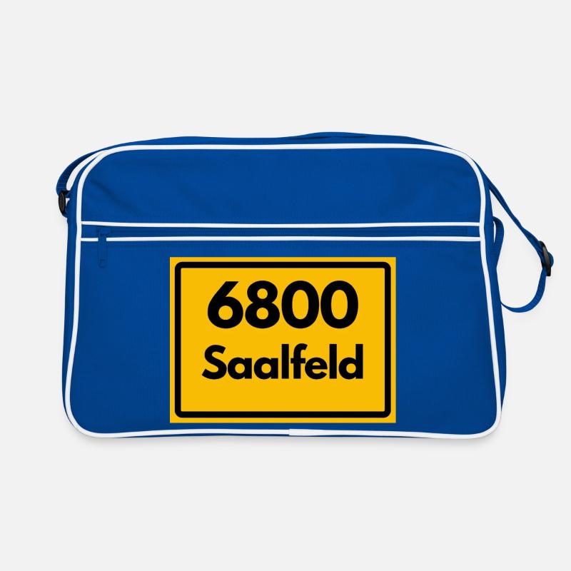 Alte Postleitzahl 6800 Saalfeld, PLZ, Thüringen Retro Tasche