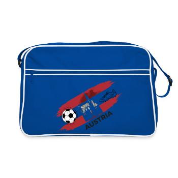 Austria Football Shirt Supporter Austria Foot - Retro Bag - blue/white - Front