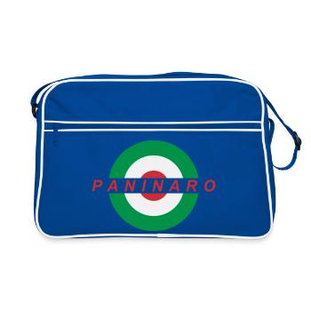 Paninaro - Sac Retro - bleu/blanc - Devant