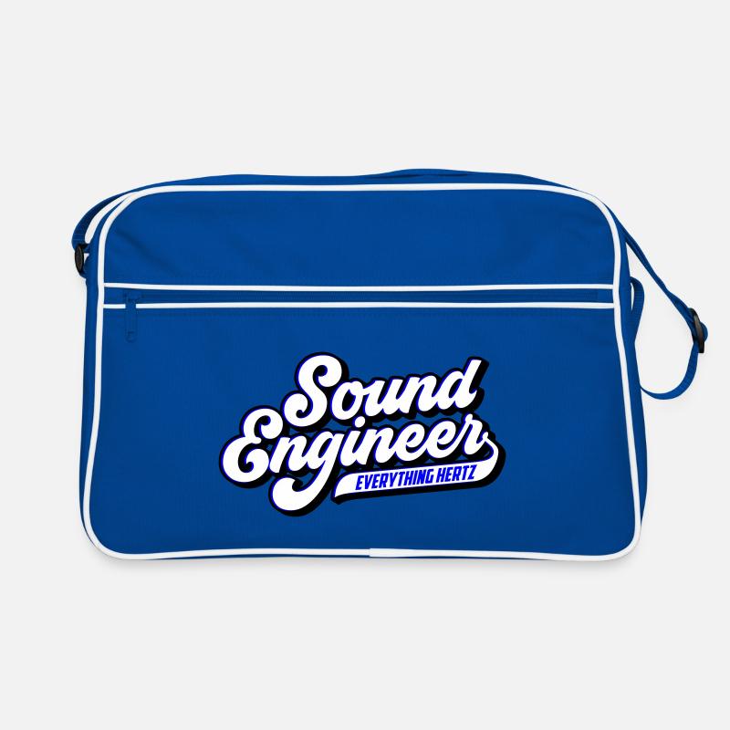 Sound Engineer Everything Hertz | Colors can be changed Retro Bag
