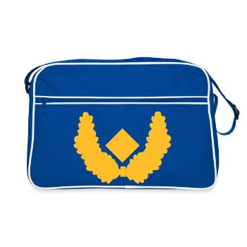 Brigadegeneral Dienstgrad - Retro Tasche - Blau/Weiß - Vorne