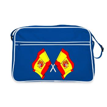 Two flags Spain - Retro Bag - blue/white - Front