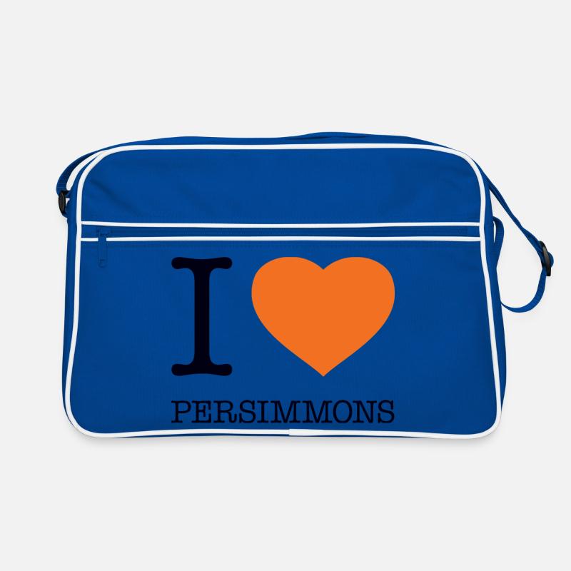 J’AIME LES KAKIS Fruit du kaki Sac Retro