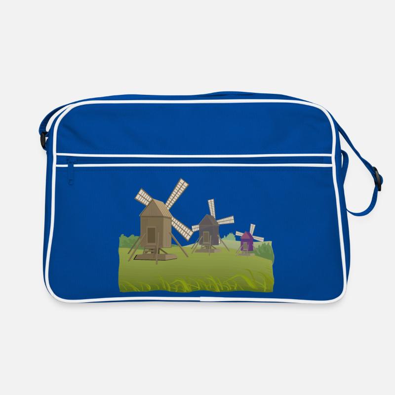 Windmühlen Retro Tasche