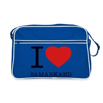 J’ADORE SAMARCANDE - Sac Retro - bleu/blanc - Devant