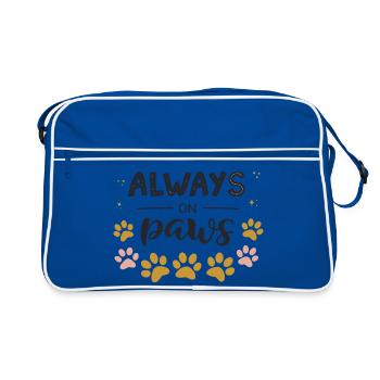 Always on your feet - Retro Bag - blue/white - Front