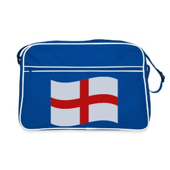 England flag - Retro Bag - blue/white - Front