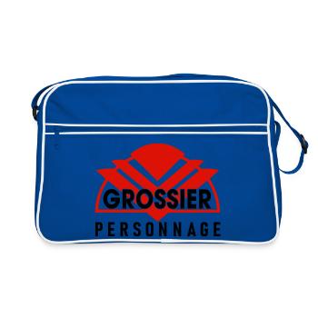 Gossier personnage - Sac Retro - bleu/blanc - Devant