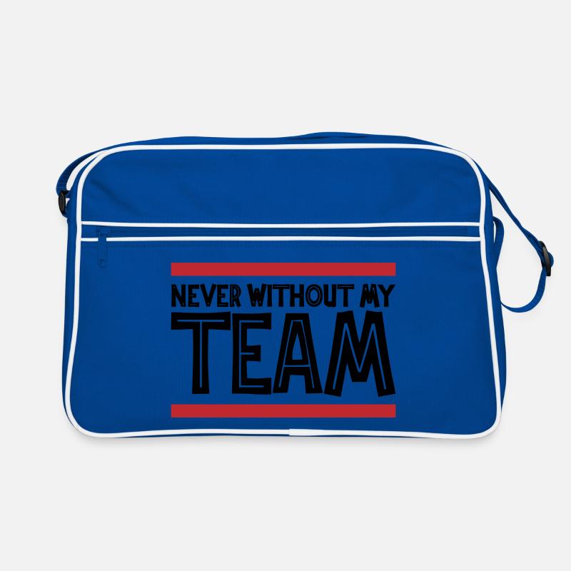 Never without my Team | Colors can be changed Retro Bag