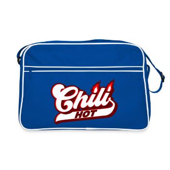 Colors can be changed | Hot Chili - Retro Bag - blue/white - Front