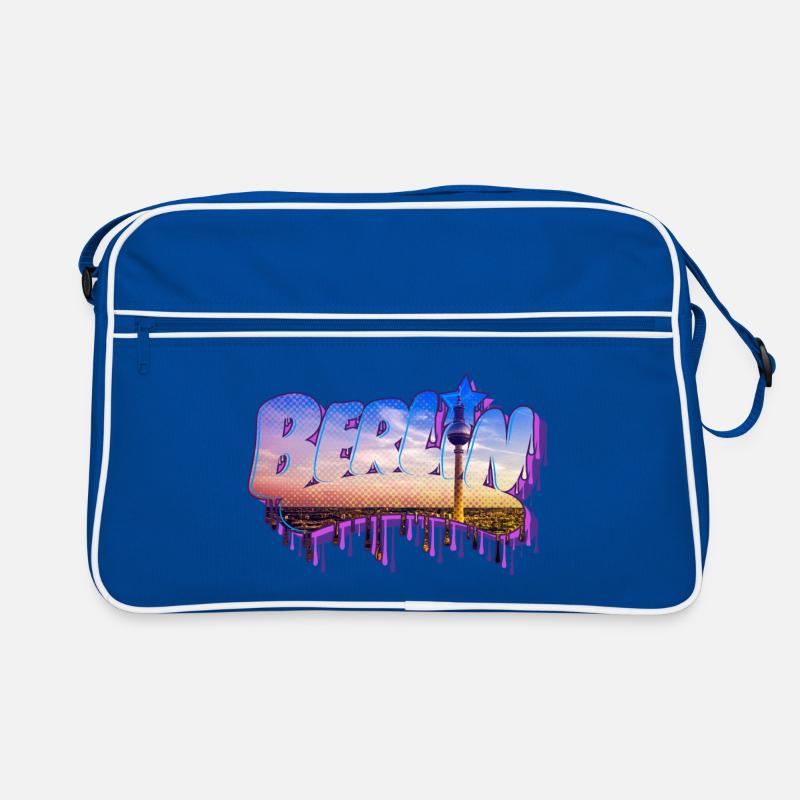 Berlin Graffiti Lettering Retro Bag