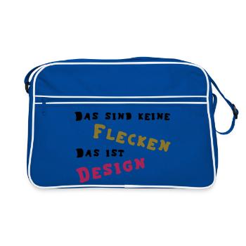 Spots - Design - Retro Bag - blue/white - Front