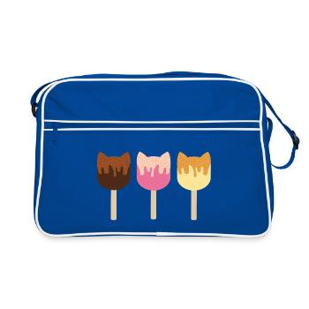 Amis - Sac Retro - bleu/blanc - Devant