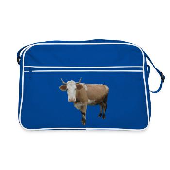 Vache - Sac Retro - bleu/blanc - Devant