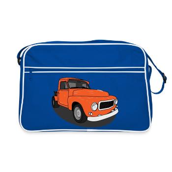 Duo Orange - Sac Retro - bleu/blanc - Devant